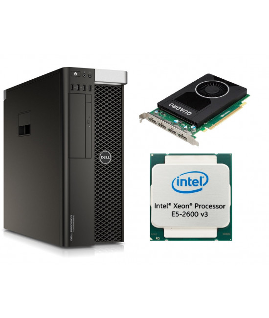  Dell Precision Tower 5810 Intel® Xeon® Processor E5-1620 v3@3.6GHz|16GB RAM|512GB SSD|Nvidia Quadro K4200 4GB|Windows 10/11 Pro Záruka 3roky